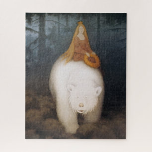 "Het witte Beer" van Theodor Kittelsen Legpuzzel