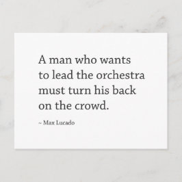 Het witte en Zwarte Motivatie Briefkaart van het C