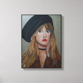 Het witte heksenschilderij van Alfred Fox Canvas Afdruk (Voorkant)