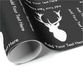 Het witte Hoofd van het Mannetje met Geweitakken Cadeaupapier (Rol Hoek)