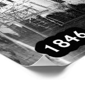 Het Witte Huis - 1846 & 2012 Poster (Hoek)