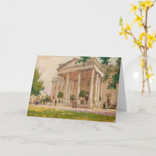 Het Witte Huis | Colin Campbell Cooper Kaart (Gele Bloem)