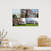 Het Witte Huis Collage Poster (Keuken)