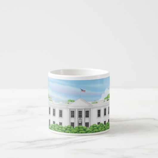 Het Witte Huis Espresso Kop (Voorkant)
