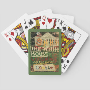 HET WITTE HUIS LUISTERT POKERKAARTEN