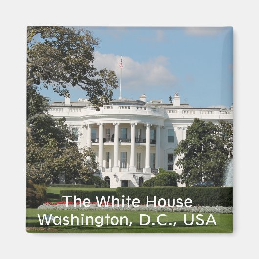 Het Witte Huis, Washington DC Magneet (Voorkant)