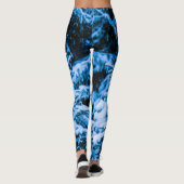 Het witte kerstbos leggings (Achterkant)