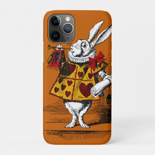 Het witte konijn Case-Mate iPhone case (Achterkant)