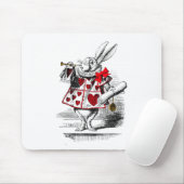 Het witte konijn muismat (Met muis)