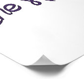 Het witte konijn poster (Hoek)