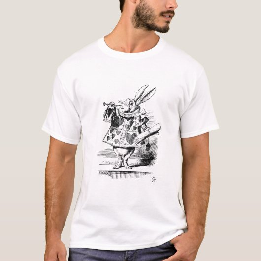 Het witte konijn t-shirt (Voorkant)