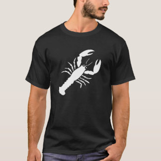 Het Witte Lobster T-Shirt-Shirt-ontwerp T-shirt