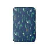 Het witte Lotus Alligator Lagoon patroon Badmat (Voorkant Verticaal)