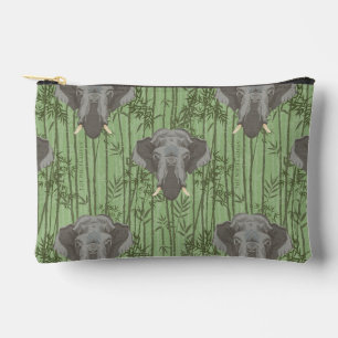 Het witte Lotus Majestic Elephants patroon Etui