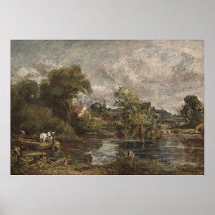 Het witte paard - John Constable (1819) Poster