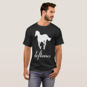 Het witte paard Pony T-shirt (Voorkant volledig)
