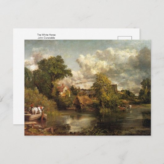 Het witte paard van John Constable Briefkaart (Voorkant / Achterkant)
