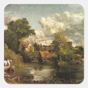 Het witte paard van John Constable, Vierkante Sticker