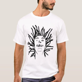 Het witte t-shirt van het Gezicht van Dreadlocks I