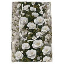 Het Witte Zachte Bloemmotief Ontwerp