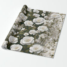 Het witte zachte bloempatroonontwerp