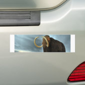 Het wollige MammoetLot van Mod. Bumpersticker (Op auto)