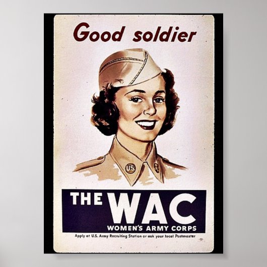 Het Womens Legerkorps van de Wac Poster (Voorkant)