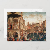 Het wonder van de Relic van het ware Kruis Briefkaart (Voorkant / Achterkant)