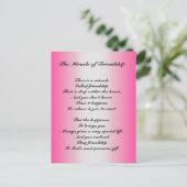 Het wonder van de vriendschap Briefkaart (Staand voorkant)