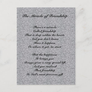 Het wonder van de vriendschap Briefkaart