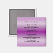 Het wonder van vriendschap magneet (Voorkant / Achterkant)