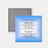 Het wonder van vriendschap magneet (Voorkant / Achterkant)