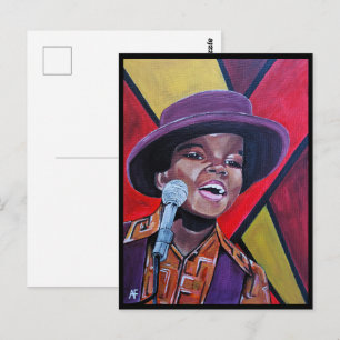 Het wonderkind schilderij van Alfred Fox Briefkaart