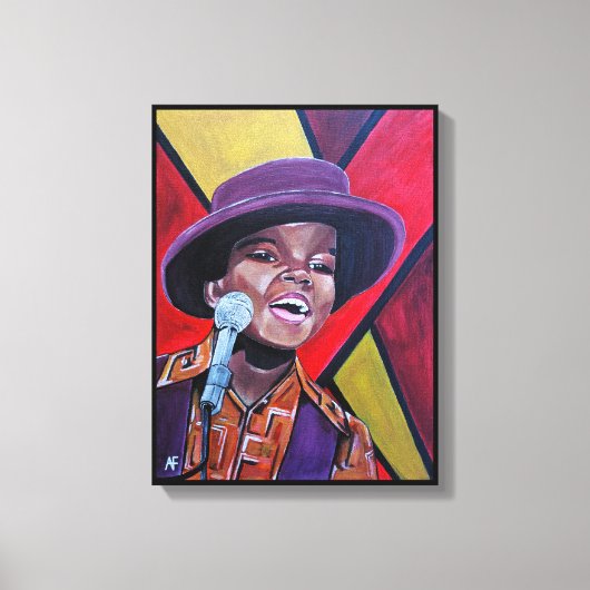 Het wonderkind schilderij van Alfred Fox Canvas Afdruk (Voorkant)