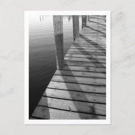 Het Wooden Boat Dock-Briefkaart Briefkaart