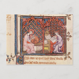 Het woord, de schepper van de wereld en de Auteur Briefkaart