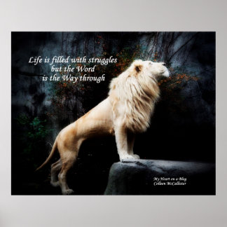 Het woord is de weg door Poster