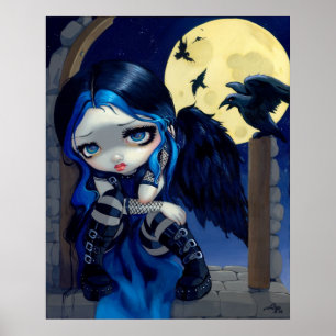 Het woord lenore ART-PRINT-gothic fairy (Whispered Poster