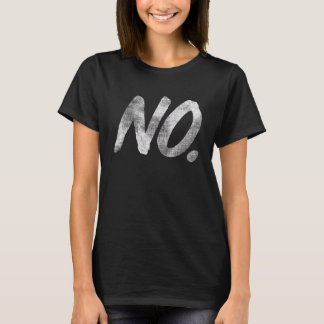 Het woord nr t-shirt