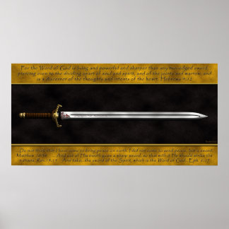 Het woord poster