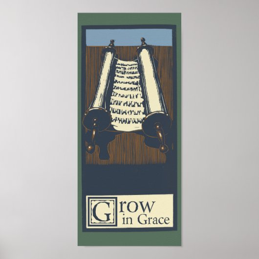 Het woord poster (Voorkant)