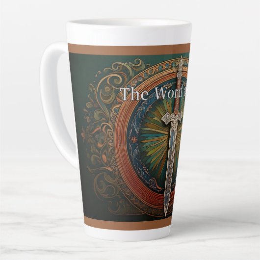 Het Woord van God Latte Mok (Linkerhoek)