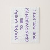 "Het worden grootouders!" Puzzel (Verticaal)