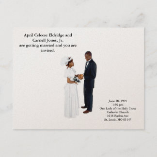 Het worden Husband en Wife Kaart