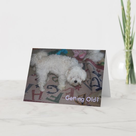 Het worden Oud? Kaart (Voorkant)
