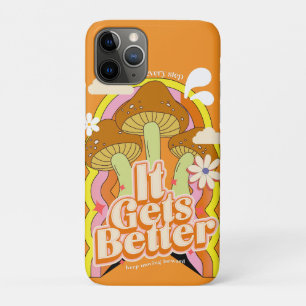 Het wordt beter Goede Vibes & Groovy Voelt Retro iPhone 11 Pro Hoesje