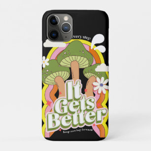Het wordt beter Goede Vibes & Groovy Voelt Retro iPhone 11 Pro Hoesje