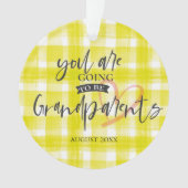 Het wordt de zwangerschapsaankondiging van grootou ornament (voorkant)