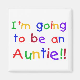 Het wordt een Auntie Primaire Kleuren Magneet