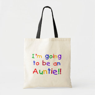 Het wordt een Auntie Primaire Kleuren Tote Bag
